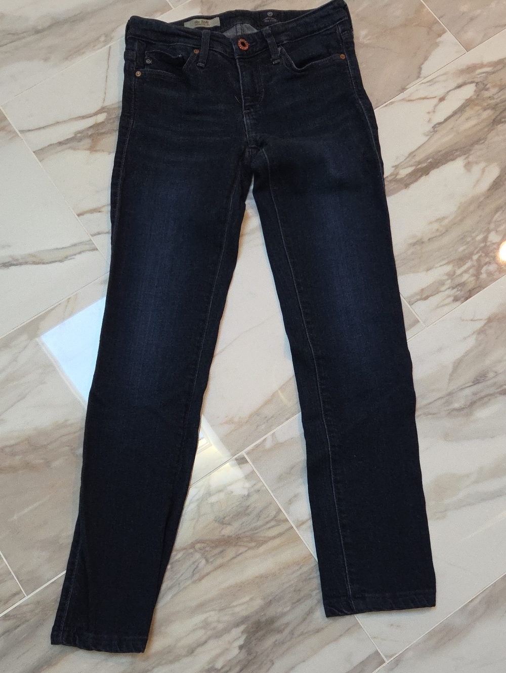 AG Adriano Goldschmied Dark Indigo Straight Leg Jeans